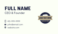Vintage Ferry Badge Business Card Image Preview