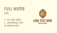 Luxe Lion Crest Business Card Image Preview