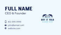 Home Roof Power Washer Business Card Design