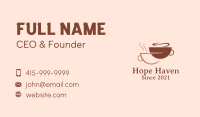 Hot Coffee Espresso  Business Card Image Preview