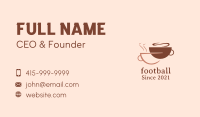 Hot Coffee Espresso  Business Card Image Preview