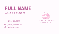 Lipstick Mouth Cosmetics  Business Card Image Preview