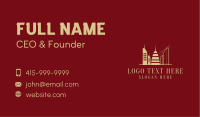 Gold City Building Architecture Business Card Image Preview