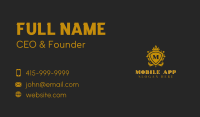 Luxury Crown Shield  Business Card Image Preview