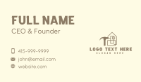 Nail Hammer Home Builder Business Card Preview