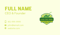 Lawn Mower Shield  Business Card Image Preview