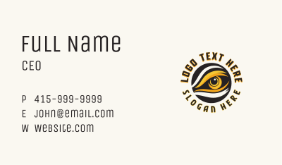 Eye Wildlife Zoo Business Card Image Preview