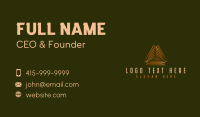 Elegant Pyramid Triangle Business Card Preview