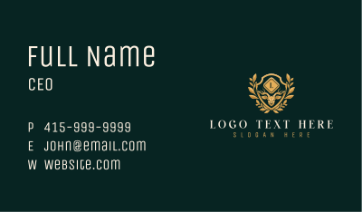 Premium Buck Horn Business Card Image Preview