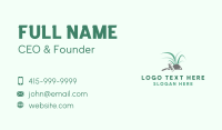 Garden Rake Grass Business Card Preview