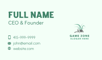 Garden Rake Grass Business Card Image Preview