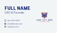 Eagle Wings Star Shield  Business Card Image Preview