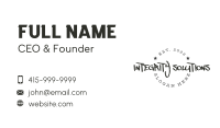 Urban Graffiti Wordmark Business Card Image Preview