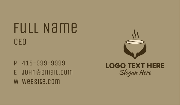 Twin Bird Coffee Business Card Design Image Preview