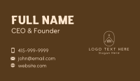 Minimalist Outdoor Hiking Business Card Preview