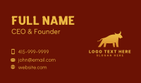 Gradient Bull Agency Business Card Preview