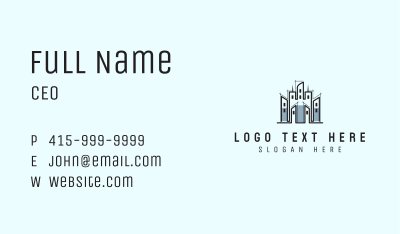 City Building Architecture Business Card Image Preview