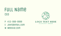 Eco Woman Face Business Card Image Preview