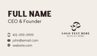 Fancy Cursive Marketing Business Card Design