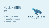 Blue Turtle Origami  Business Card Image Preview