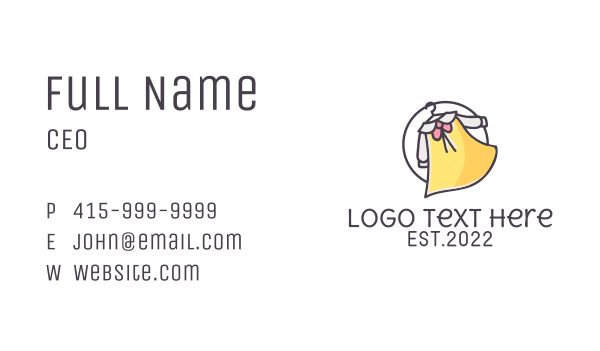Baby Dress Clothing  Business Card Design Image Preview