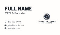 Sci Fi Star Lettermark Business Card Design