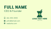 Green Cross Healing Business Card Image Preview
