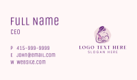 Breastfeeding Mother Child Business Card Image Preview