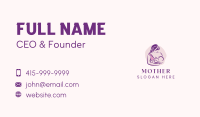 Breastfeeding Mother Child Business Card Image Preview