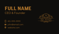 Elegant Luxury Boutique  Business Card Design