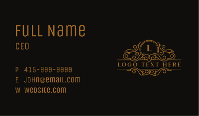 Elegant Luxury Boutique  Business Card Image Preview