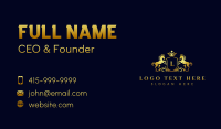 Luxury Horse Crown Business Card Design
