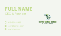 Cartoon Planet Earth Business Card Design