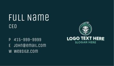 Death Reaper Gaming Business Card Image Preview