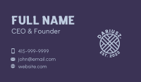 Artisanal Jute Textile Business Card Image Preview