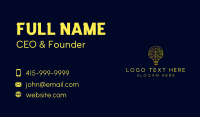 Brain Bulb Digital Business Card Design