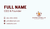 Natural Honey Dipper Bee Jar  Business Card Image Preview