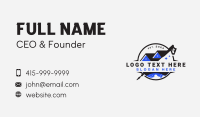 Pressure Washing Housekeeping Business Card Preview