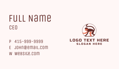 Monkey Ape Animal Business Card Image Preview