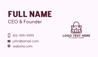 Handbag Retail Store Business Card Preview