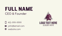 Triangle Wine Barrel Business Card Design