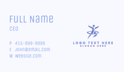 Gymnastic Sports Athlete Business Card Image Preview