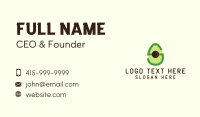 Letter S Avocado  Business Card Design
