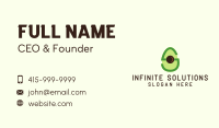 Letter S Avocado  Business Card Image Preview