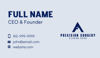 Mountain Summit Letter A Business Card Image Preview