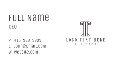  Column Consultant Firm Business Card Image Preview