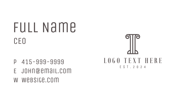  Column Consultant Firm Business Card Design Image Preview