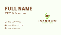 Coffee Shop Pin Location  Business Card Image Preview