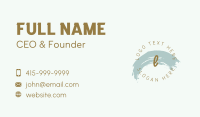 Elegant Paint Letter Business Card Image Preview