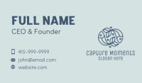 Fish Bubble Outline Business Card Image Preview